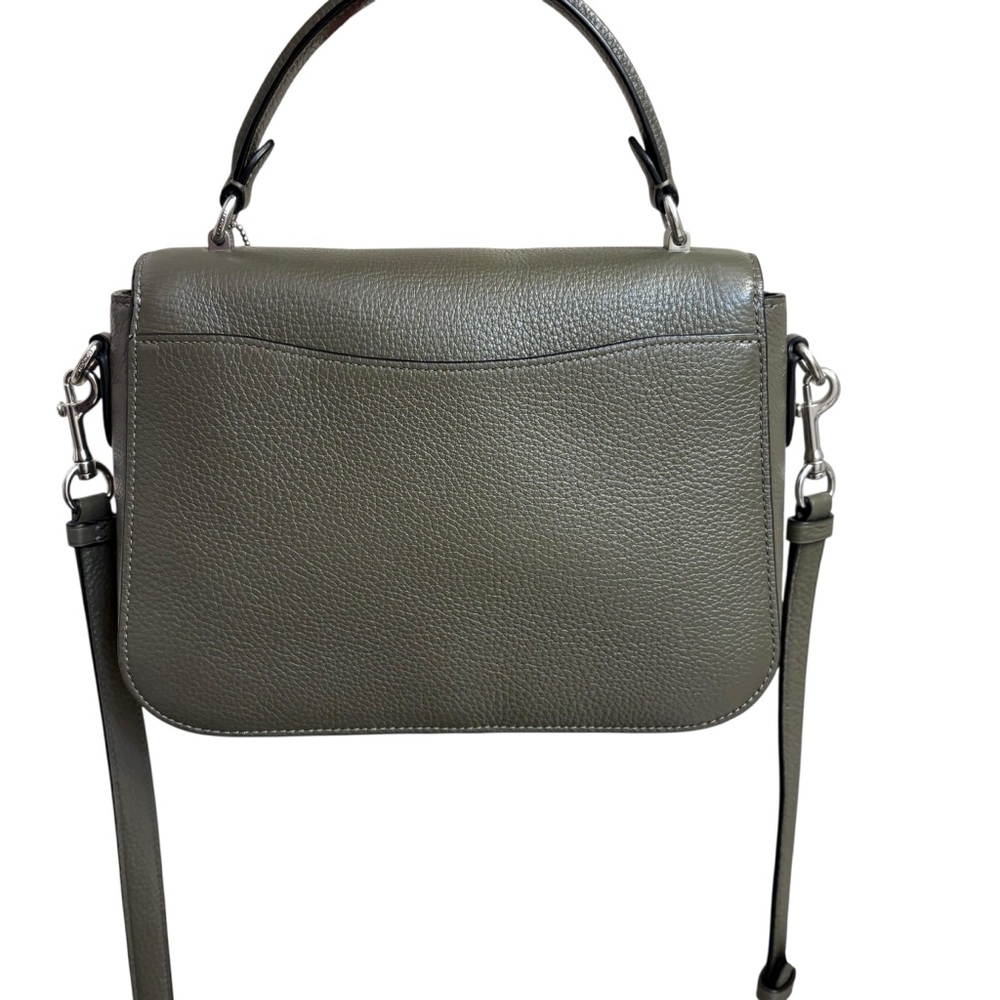 Coach Marlie Top Handle Satchel Crossbody Purse Surplus Green Leather bag c1557 - Picture 5 of 11